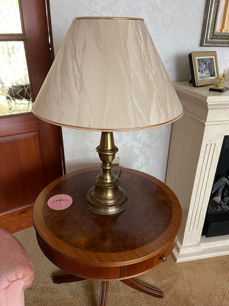 Vintage schemerlamp, Huis en Inrichting, Lampen | Tafellampen, Ophalen, Zo goed als nieuw, Minder dan 50 cm