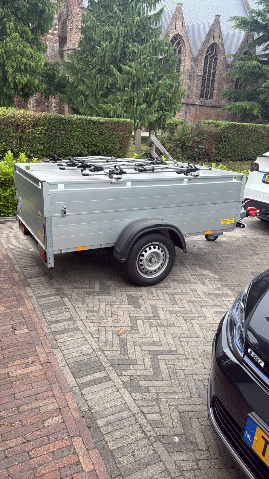 Anssems GTB 750 geremde bagagewagen met fietsendrager, Ophalen, Zo goed als nieuw