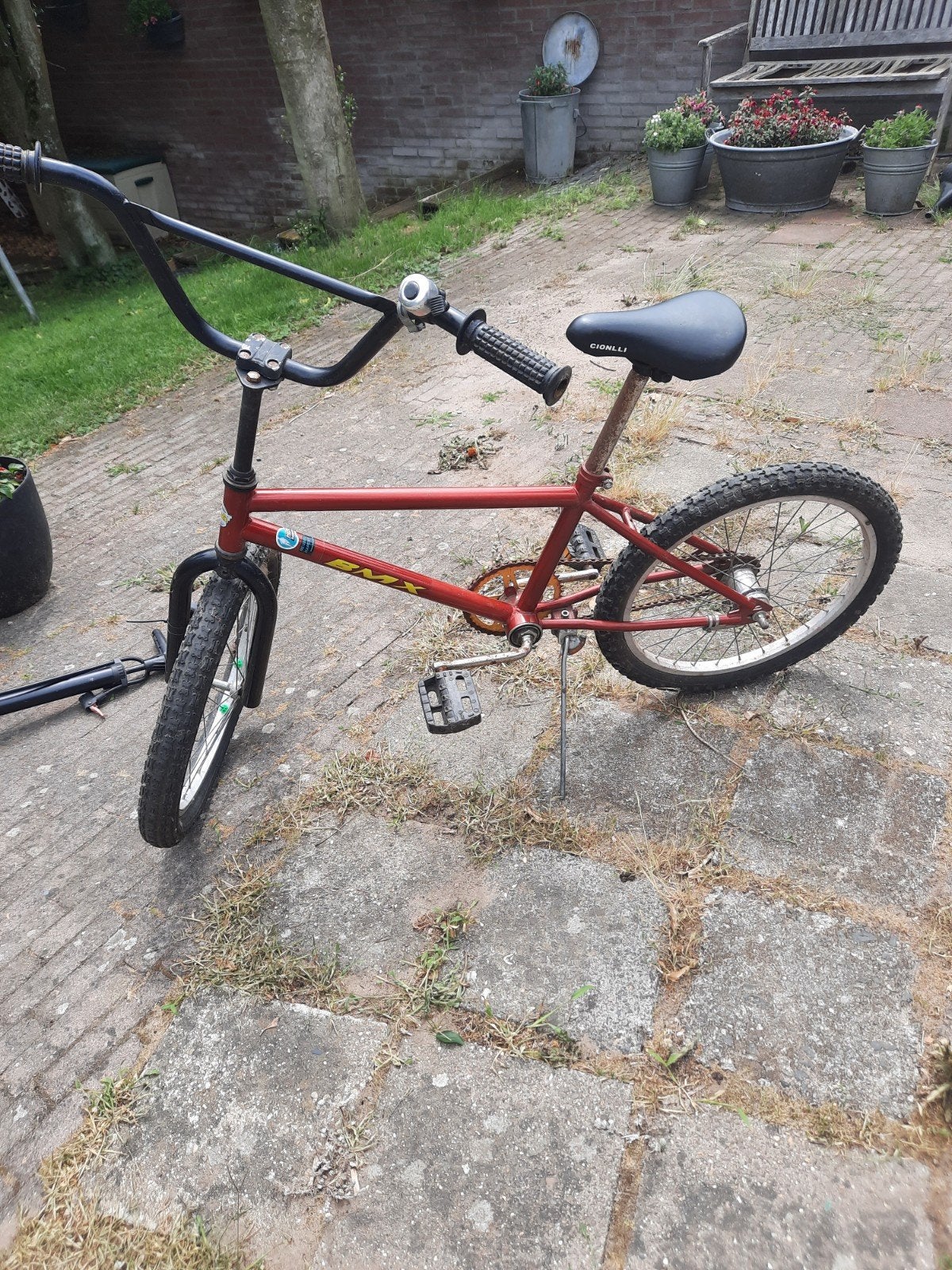 Te koop BMX fiets. 22 inch, Ophalen, Gebruikt, Staal, Stuur 360° draaibaar