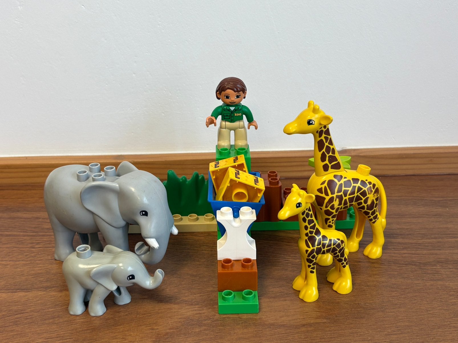 Duplo olifanten en giraffen verblijf, Ophalen of Verzenden, Zo goed als nieuw, Complete set, Duplo