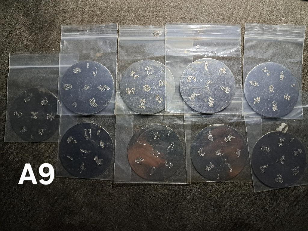 Stamping plates 15 stuks nail art, Ophalen of Verzenden, Nieuw, Overige kleuren, Handen en Nagels