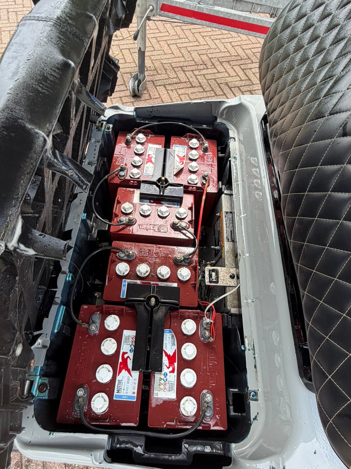 Clubkar precedent 48 volt recente accu’s 4x nieuwe band, Ophalen, Nieuw, Golfkar