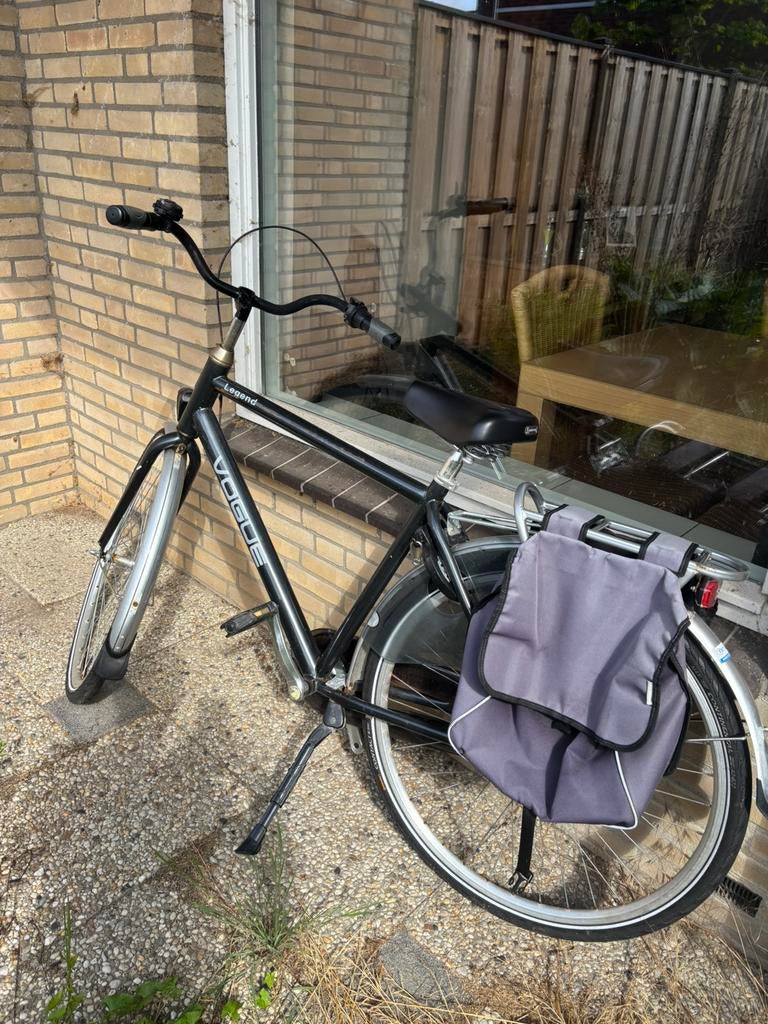 Herenfiets Vogue Legend met fietstas, Ophalen, Gebruikt, Terugtraprem, Overige merken