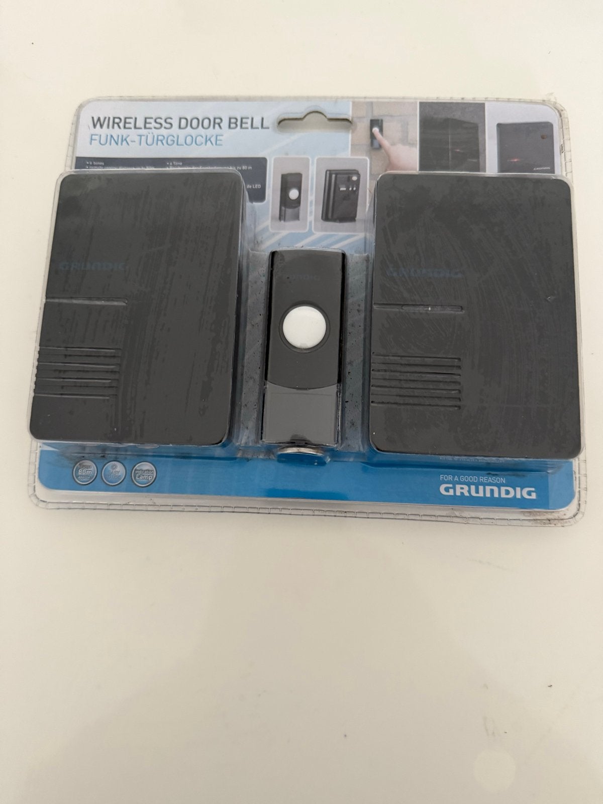 Grundig Draadloze Deurbel - Nieuw in verpakking, Ophalen of Verzenden, Nieuw, Draadloos