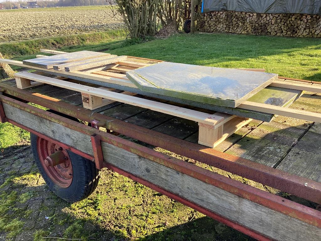 Keukenblad, Huis en Inrichting, Keuken | Keukenelementen, Ophalen, Gebruikt, Overige kleuren, 200 cm of meer