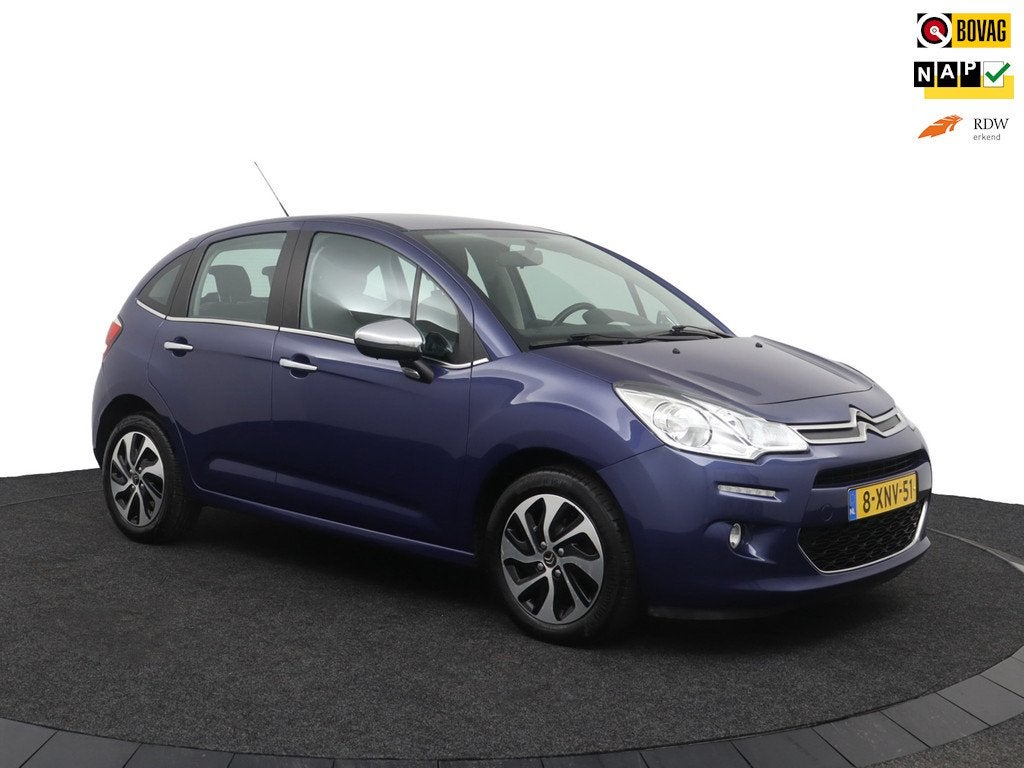Citroen C3 1.2 PureTech Collection I Automaat I, Auto's, Citroën, Euro 5, Stof, Zwart, 1199 cc