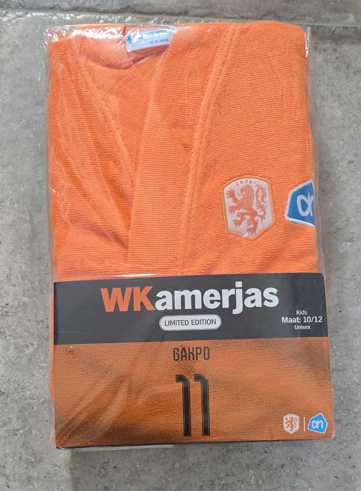 Wk kamerjas  badjas oranje, Ophalen of Verzenden, Nieuw