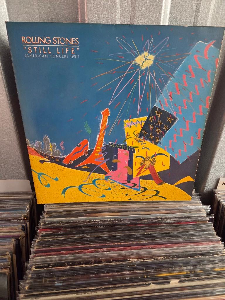 Vinyl lp ROLLING STONES: STILL LIFE, Cd's en Dvd's, Vinyl | Rock, Gebruikt, 1980 - 1989, Ophalen of Verzenden, Rock-'n-Roll