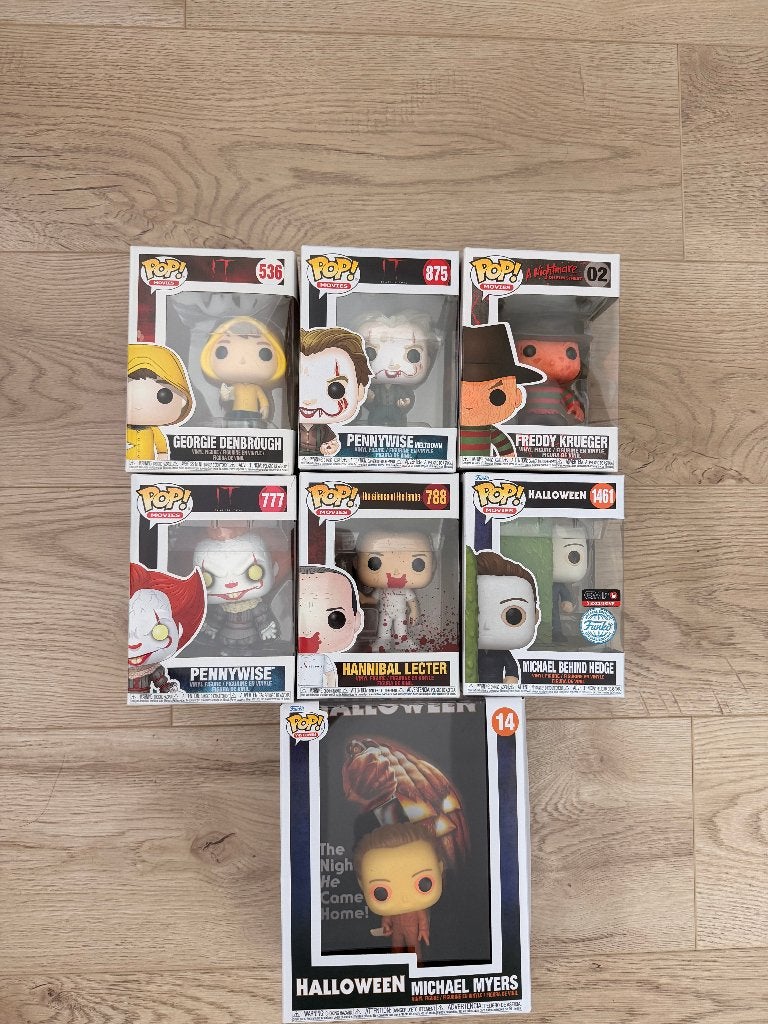 Funko Pop - Horror - zie beschrijving, Ophalen, Zo goed als nieuw