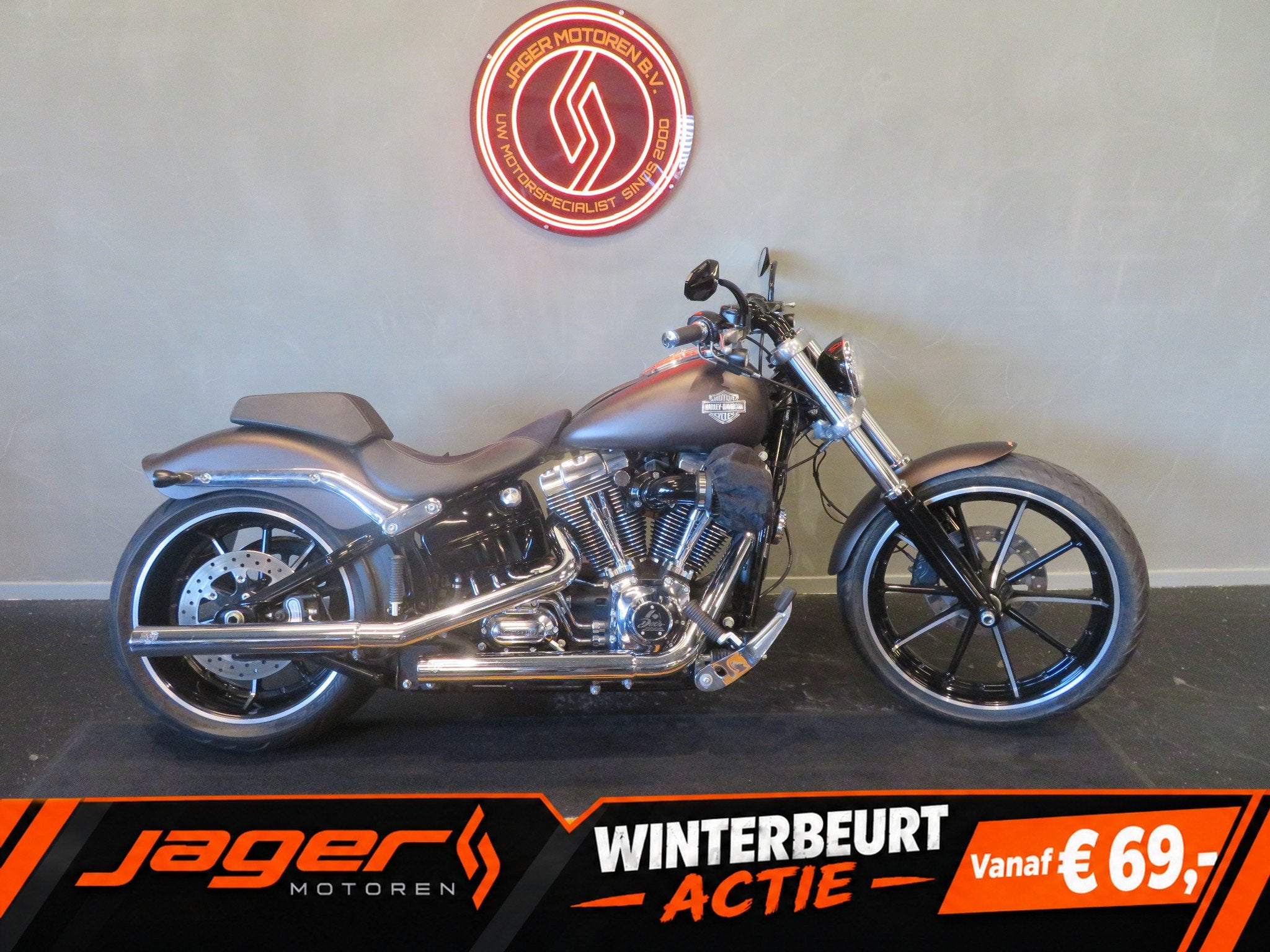 Harley-Davidson FXSB BREAKOUT 103 SOFTAIL TOP! (bj 2014), Motoren, Chopper, Gebruikt, Bedrijf