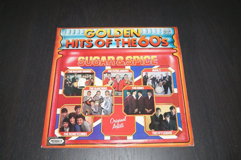 LP Golden Hits of the 60's - 12 artiesten krasvrij 1604, Ophalen, LP, Pop, Fotohoes