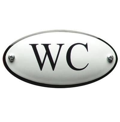 tekstbord Toiletten emaille - deurbord, Ophalen, HorecaBeelden, Nieuw, HorecaBeelden