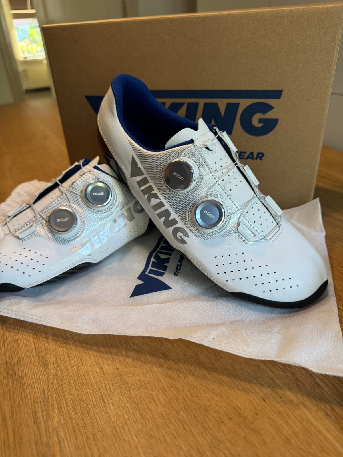 Viking Cobalt RC wielrenschoenen wit maat 40, Ophalen of Verzenden, Nieuw, Schoenen