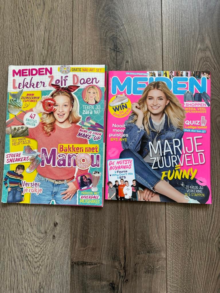 Meiden Tijdschriften 2018 - Lekker Zelf Doen & Marije Zuurve, Ophalen of Verzenden, Gelezen, Damesbladen