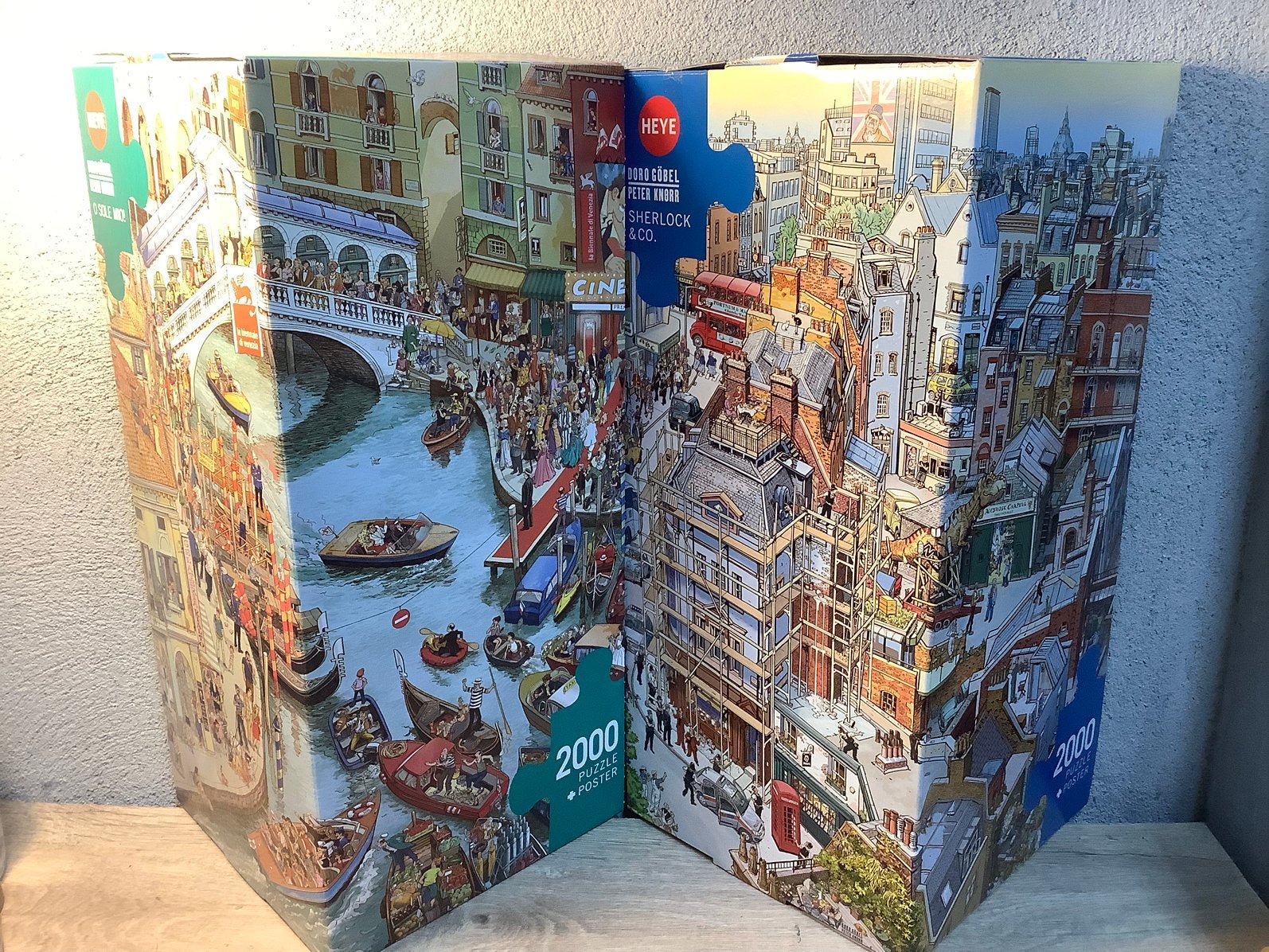 Heye legpuzzel Sherlock 2000 stukjes Solo Mio 2000 stukjes, Ophalen of Verzenden, Meer dan 1500 stukjes, Zo goed als nieuw