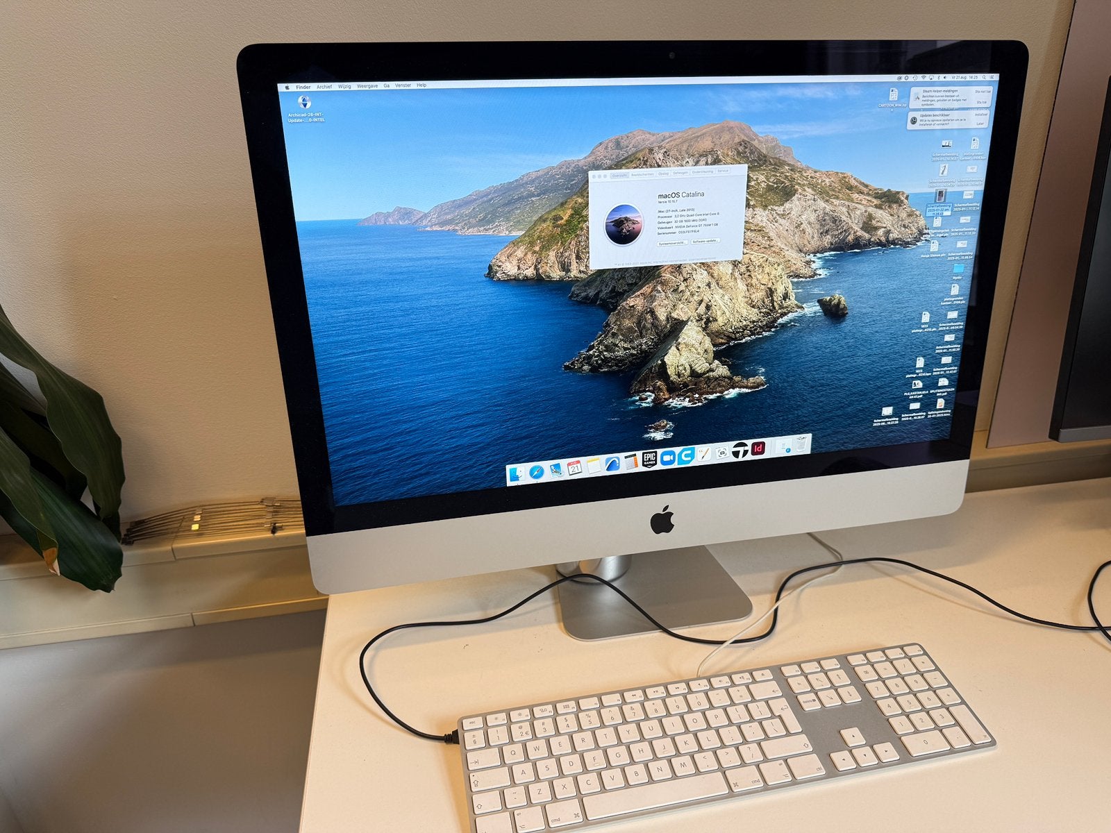 Apple iMac 27 inch Late 2013 | 32 GB RAM | originele doos, Ophalen of Verzenden, Zo goed als nieuw, IMac, 3 tot 4 Ghz