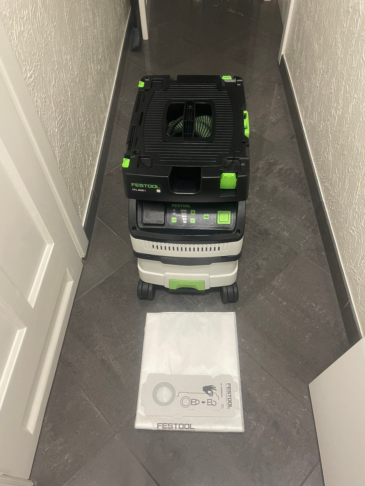 Festool CTL MIDI I Stofzuiger - 1200W - Klasse L - 15L., Ophalen of Verzenden, Zo goed als nieuw