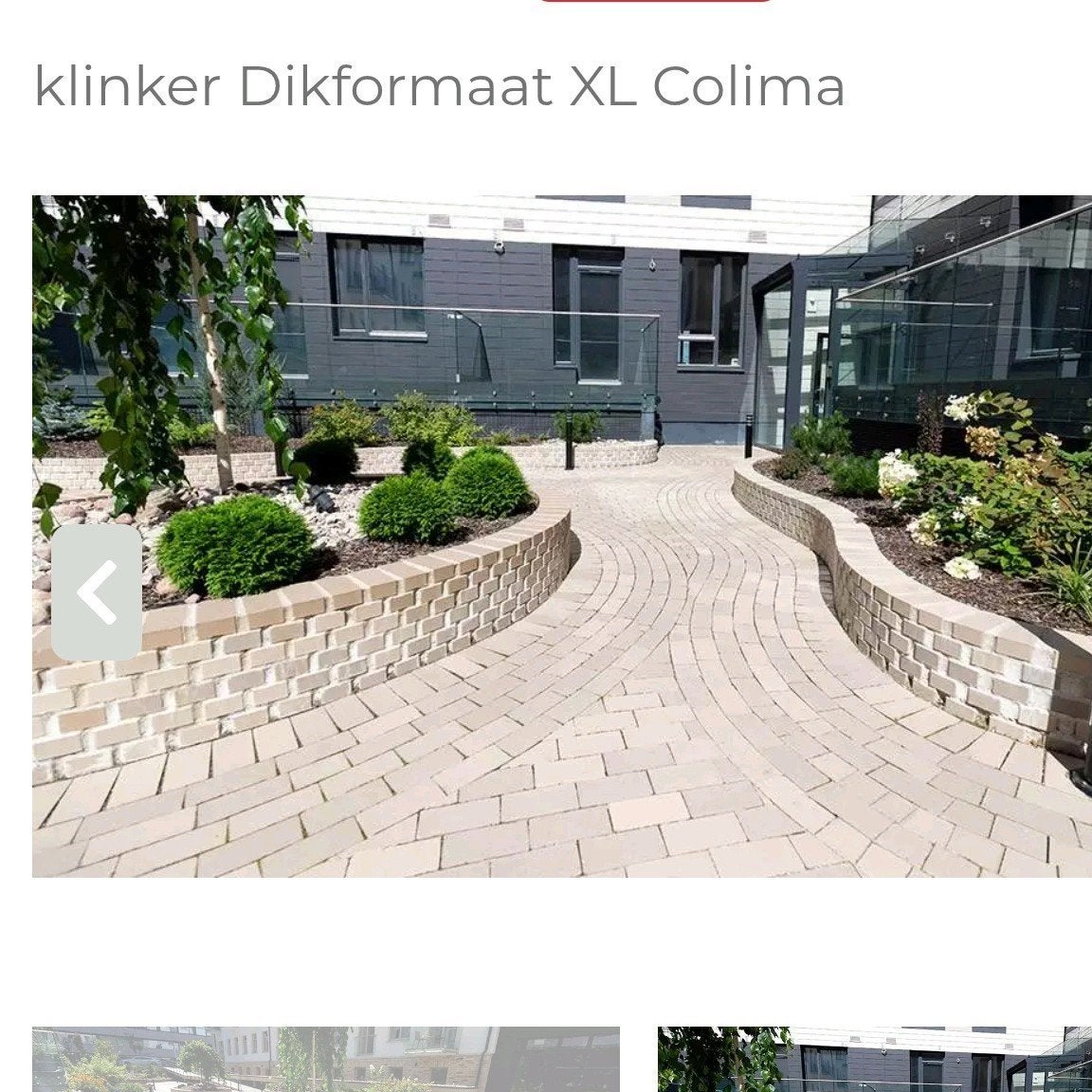 Gebakken Klinkers Dikformaat XL Colima, Ophalen, Nieuw