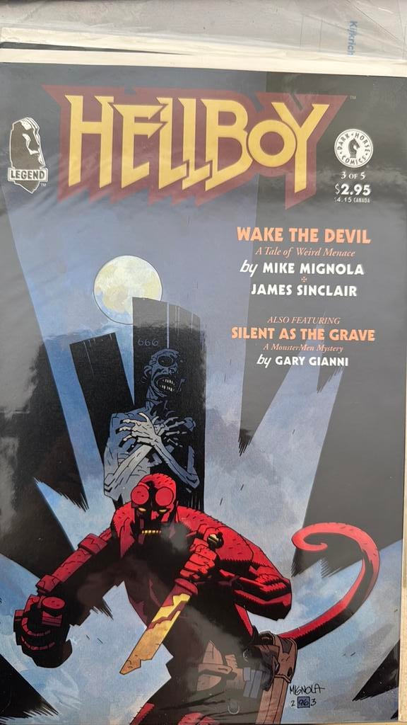 Hellboy, Wake the devil, complete set, Mignola 1995, Boeken, Strips | Comics, Gelezen, Amerika, Mike Mignola, Complete serie of reeks