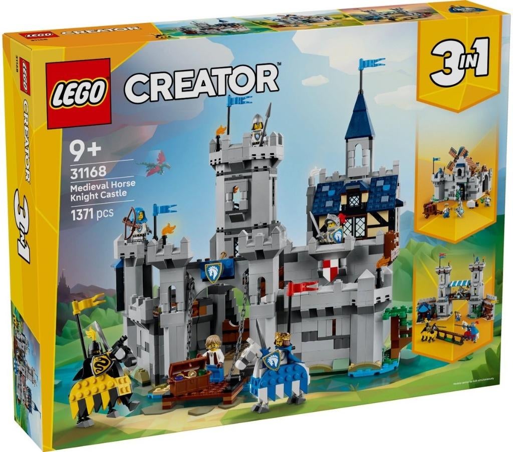 Lego Creator 3in1 31168 Middeleeuws kasteel NIEUW in Doos, Kinderen en Baby's, Speelgoed | Duplo en Lego, Lego, Ophalen of Verzenden