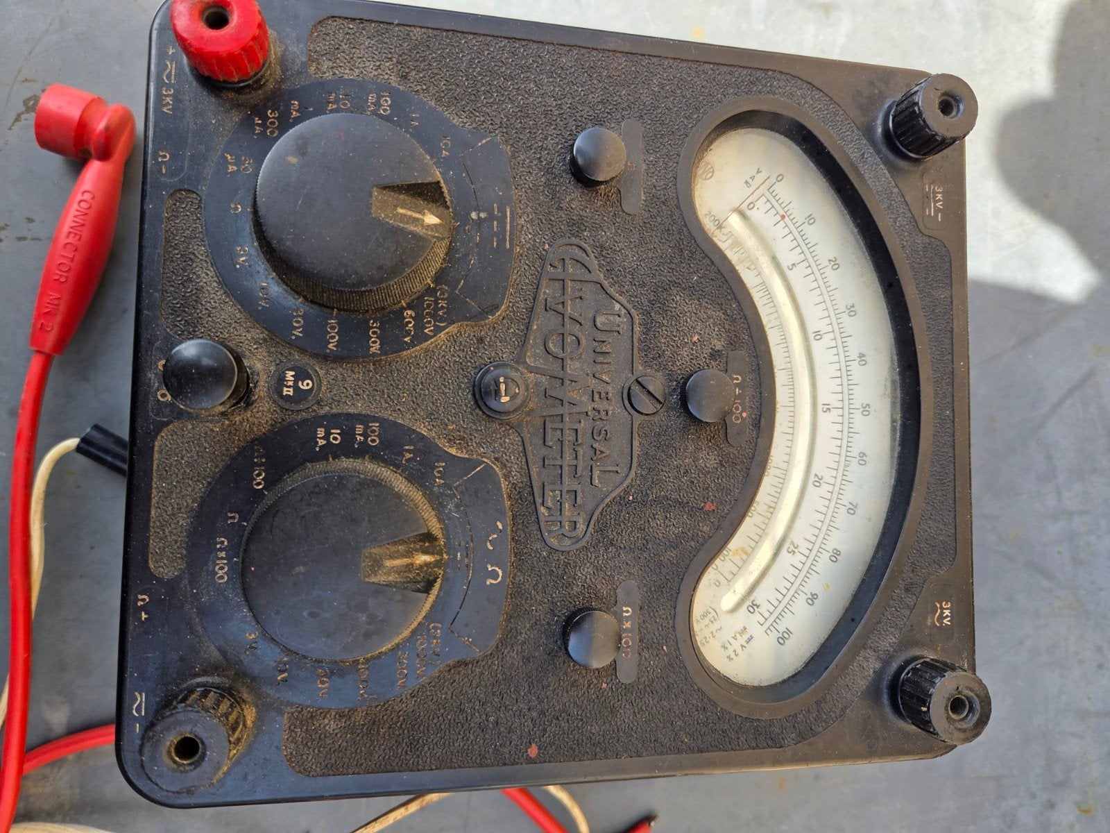 Vintage AVO HLM 9 Universele Multimeter, Ophalen of Verzenden, Gebruikt