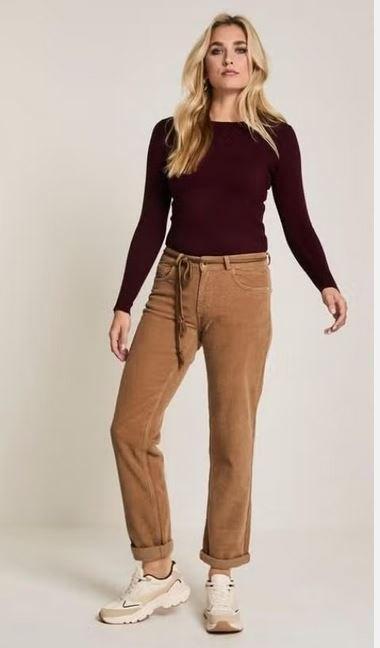 NIEUW!! Para Mi apart leuke broek VAN 130 VOOR 22,50 EURO!, Maat 38/40 (M), Para Mi, Bruin, Verzenden