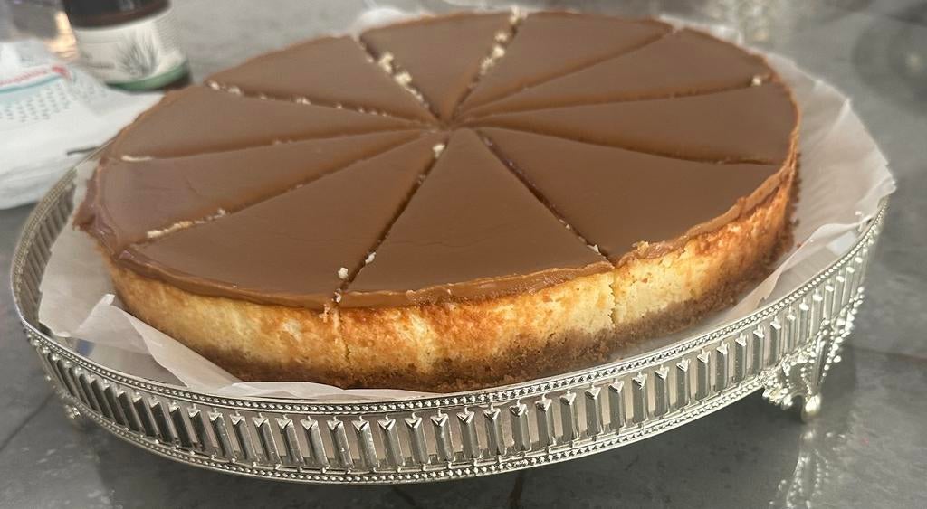 Lekkere lotus cheescake zelf gemaakt, Ophalen of Verzenden
