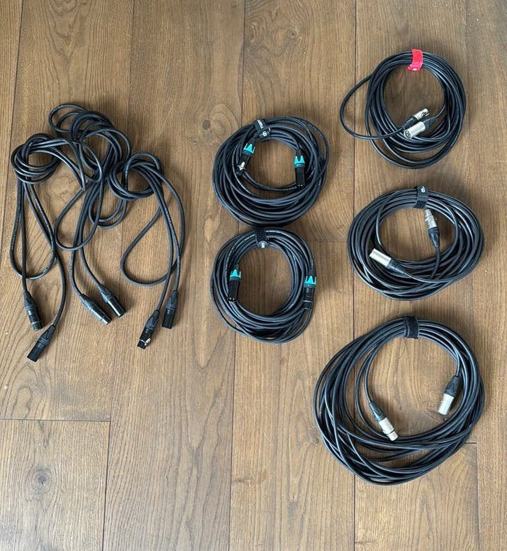 Xlr kabels professionele kwaliteit, Muziek en Instrumenten, Ophalen of Verzenden, Zo goed als nieuw, Apparatuur