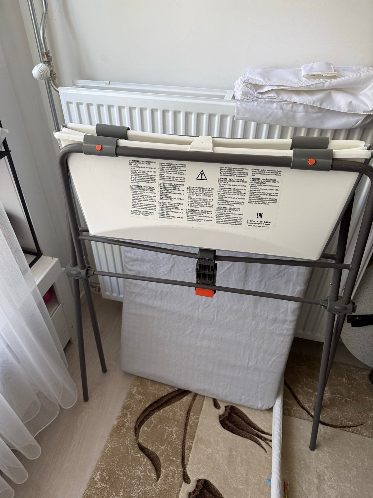 Stokke flexi Badje met badstandaard, Gebruikt, Badje, Standaard, Ophalen