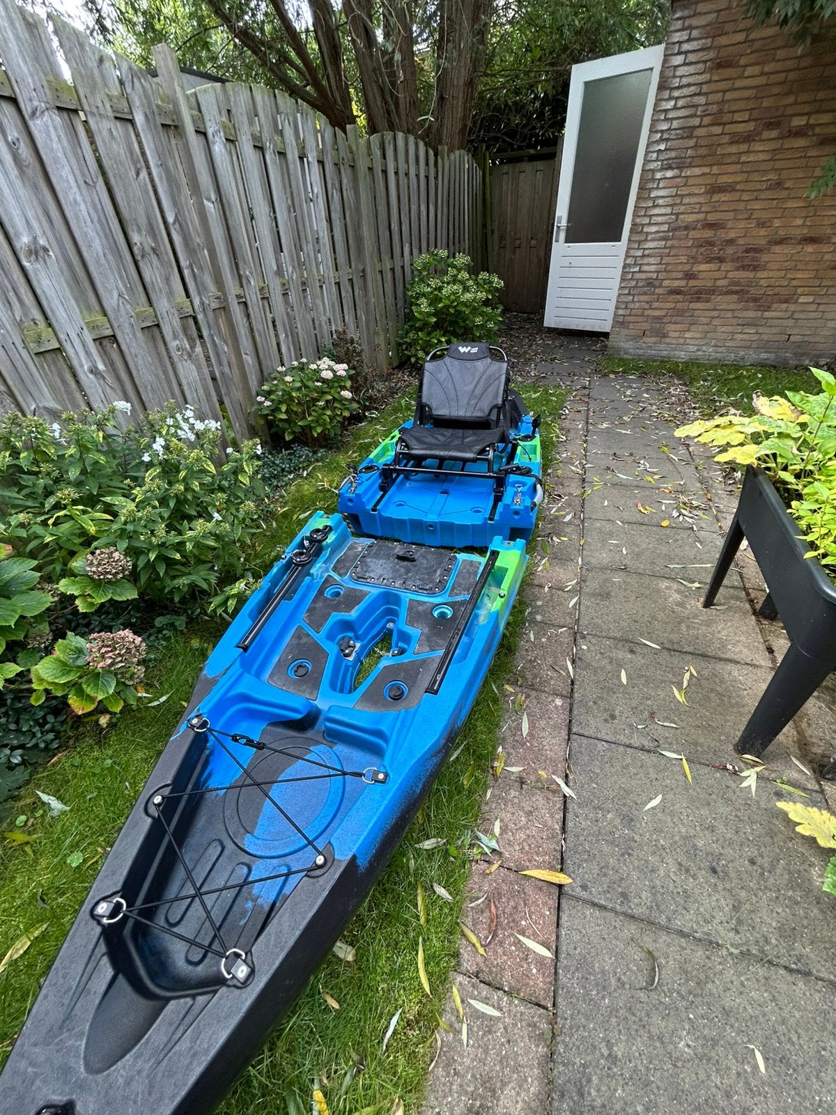 Long Wave NUNAK 11 viskajak – 2-delig, past in auto, Ophalen, Gebruikt, 1-persoons