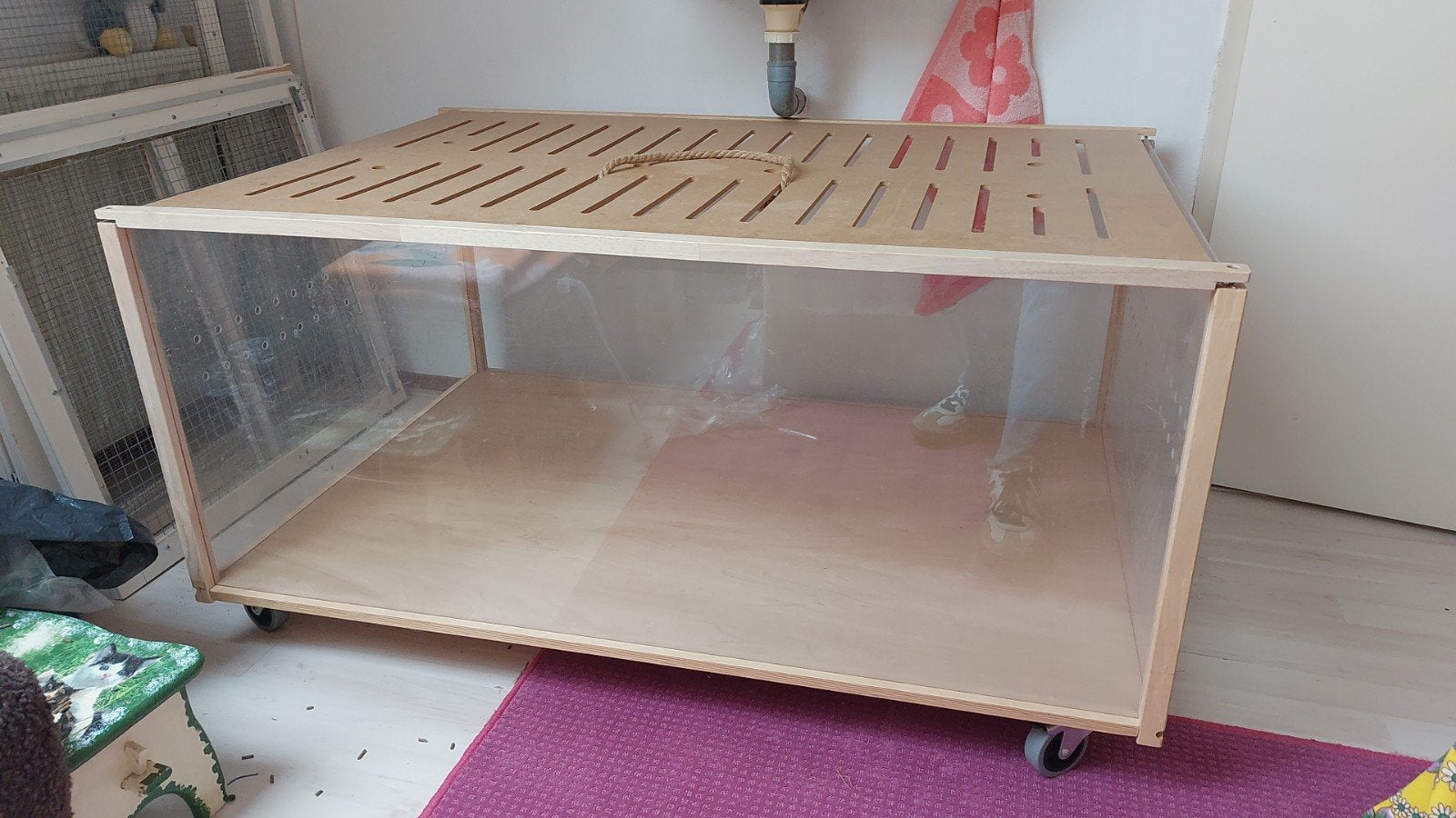 gratis hamsterkooi/ verblijf, Dieren en Toebehoren, Gebruikt, Hok, Hamster, Ophalen