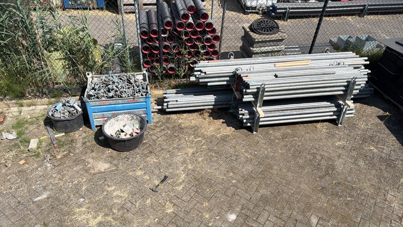 Buizen steiger, Ophalen of Verzenden, Gebruikt, 5 meter of hoger