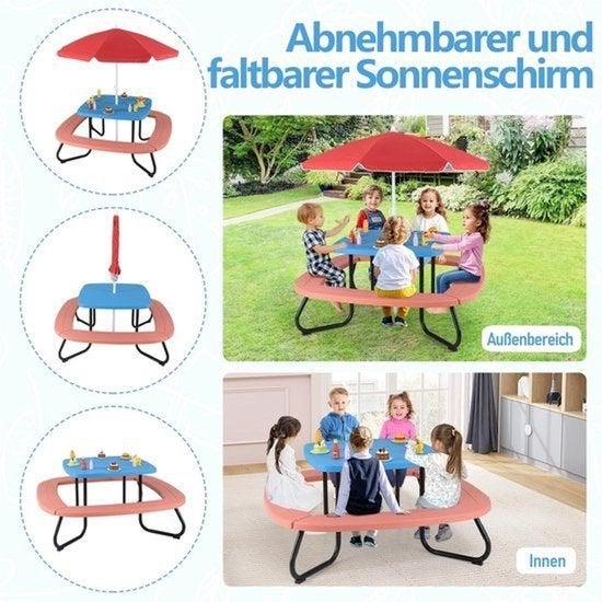 Speelset – Kindertuinset – Picknicktafel – Buitenspeelset, Corvance B.V., Verzenden, Nieuw, Corvancebol@gmail.com