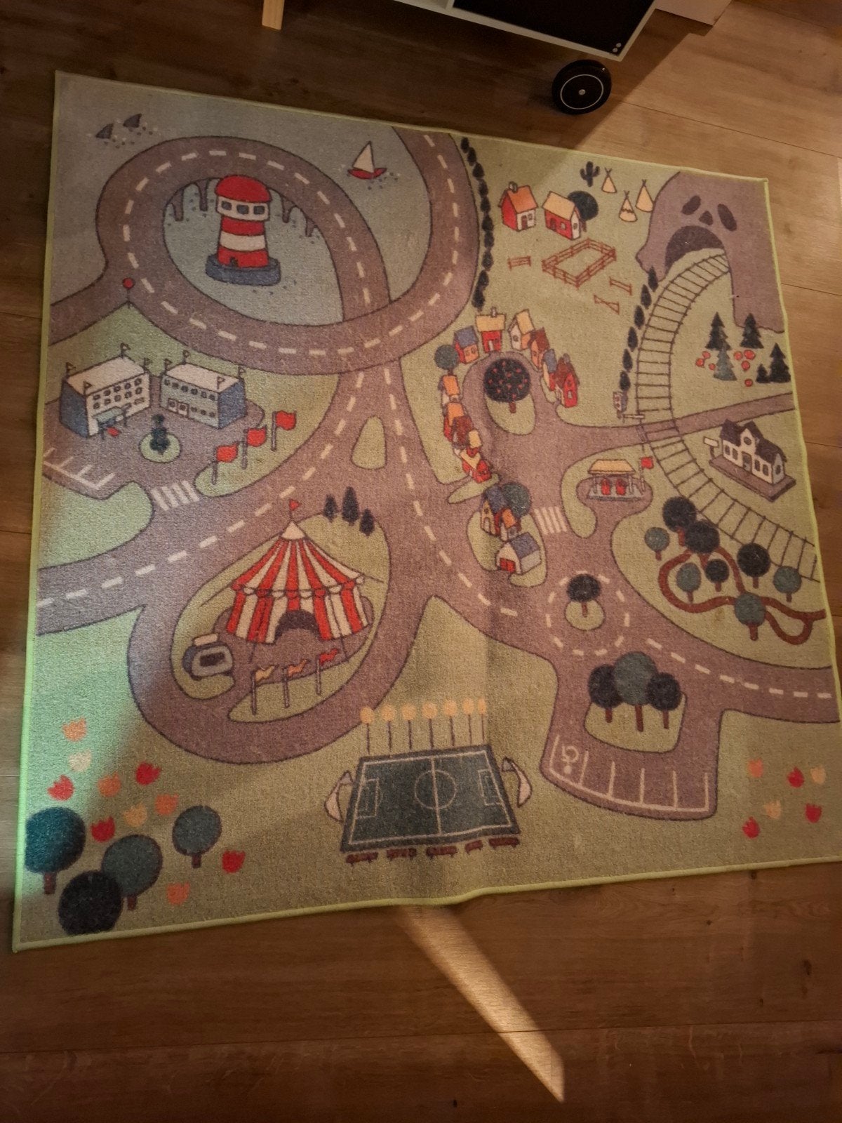 Speelkleed met wegen en stad voor kinderen, Ophalen, Gebruikt, Jongen of Meisje