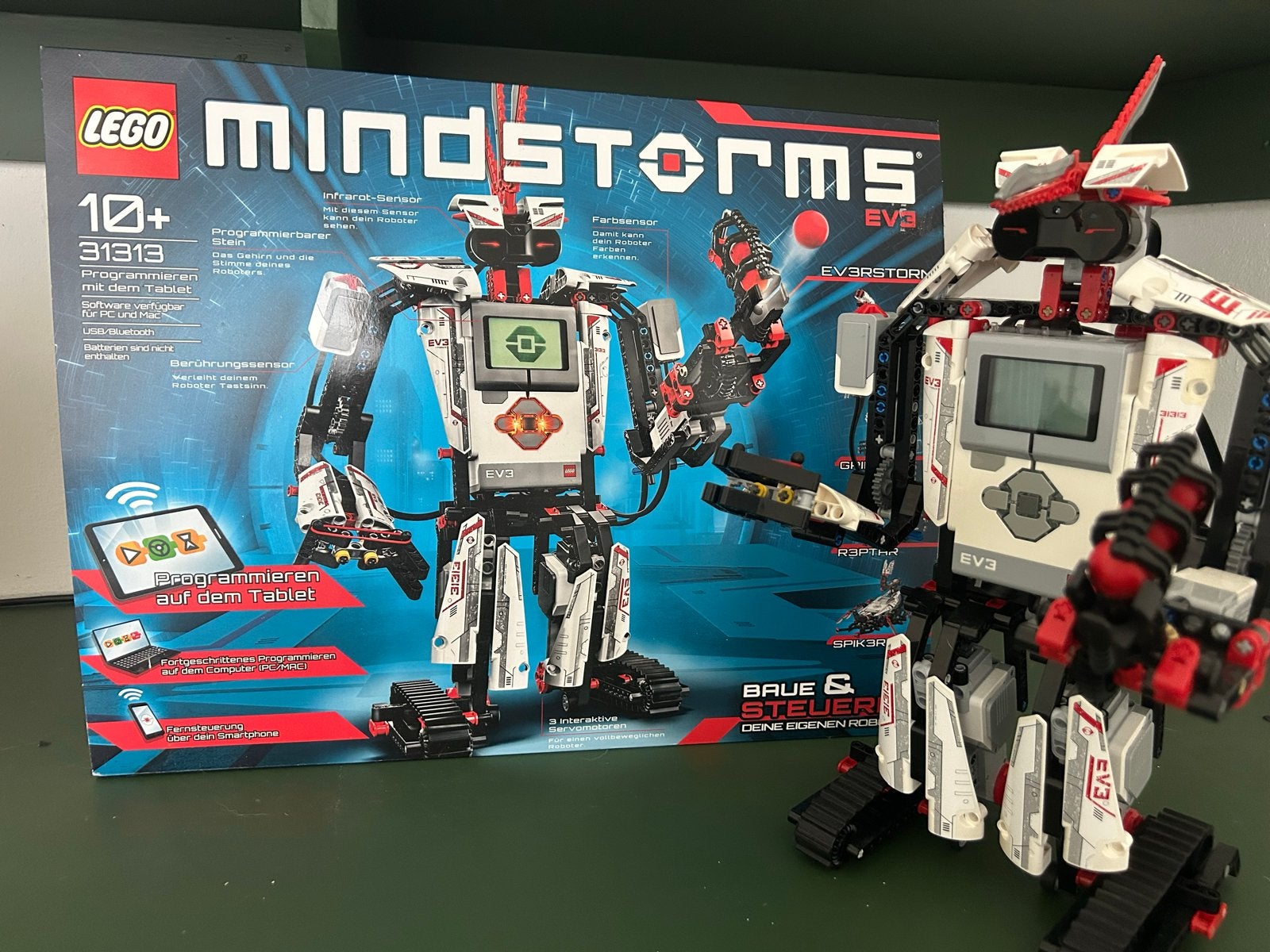 Lego Mindstorms EV3 31313 - Complete set met instruc, Overige thema's, Lego, Ophalen of Verzenden, Zo goed als nieuw