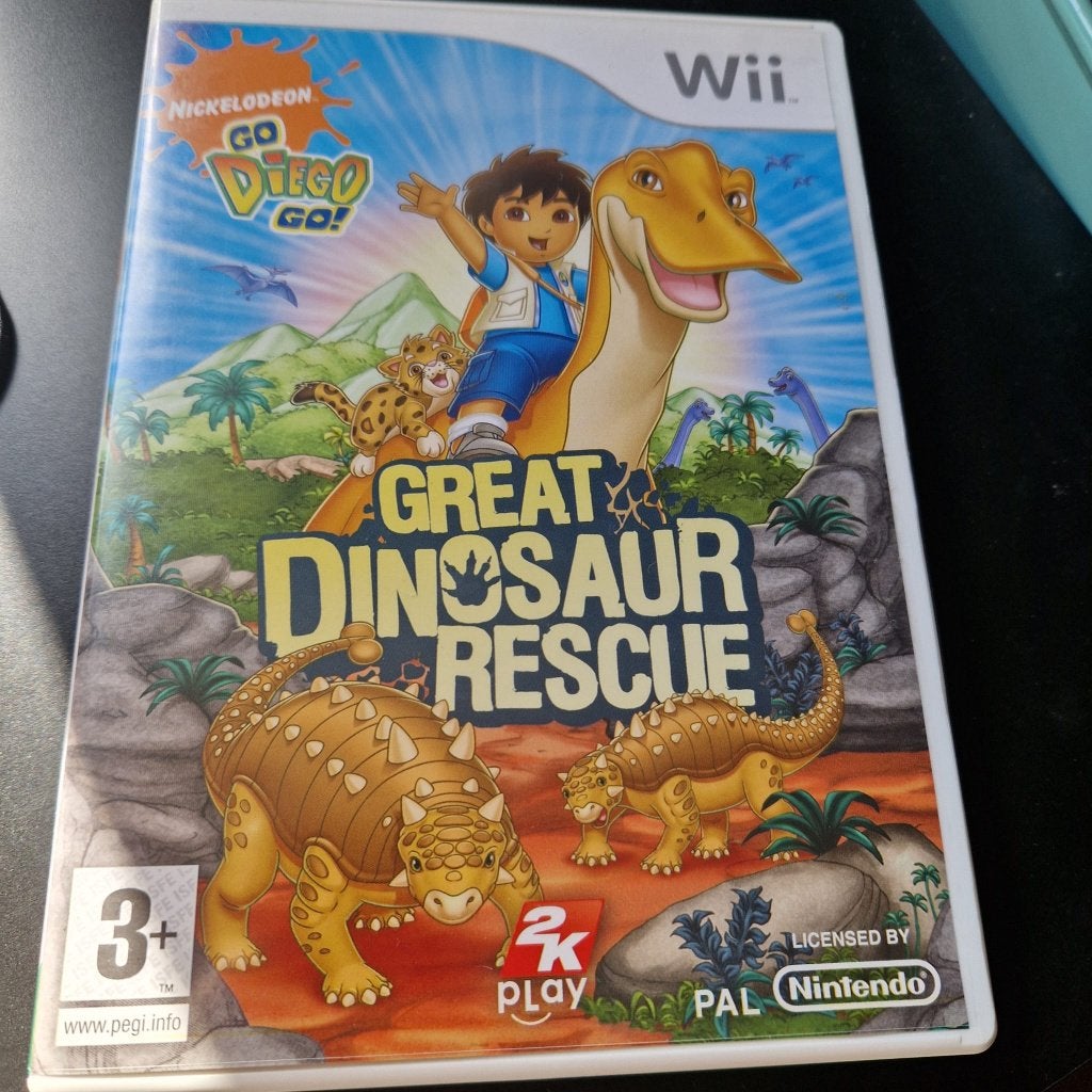 Wii Game: Go Diego Great Dinosaur Rescue (English Version), Avontuur en Actie, 1 speler, Ophalen of Verzenden, Zo goed als nieuw