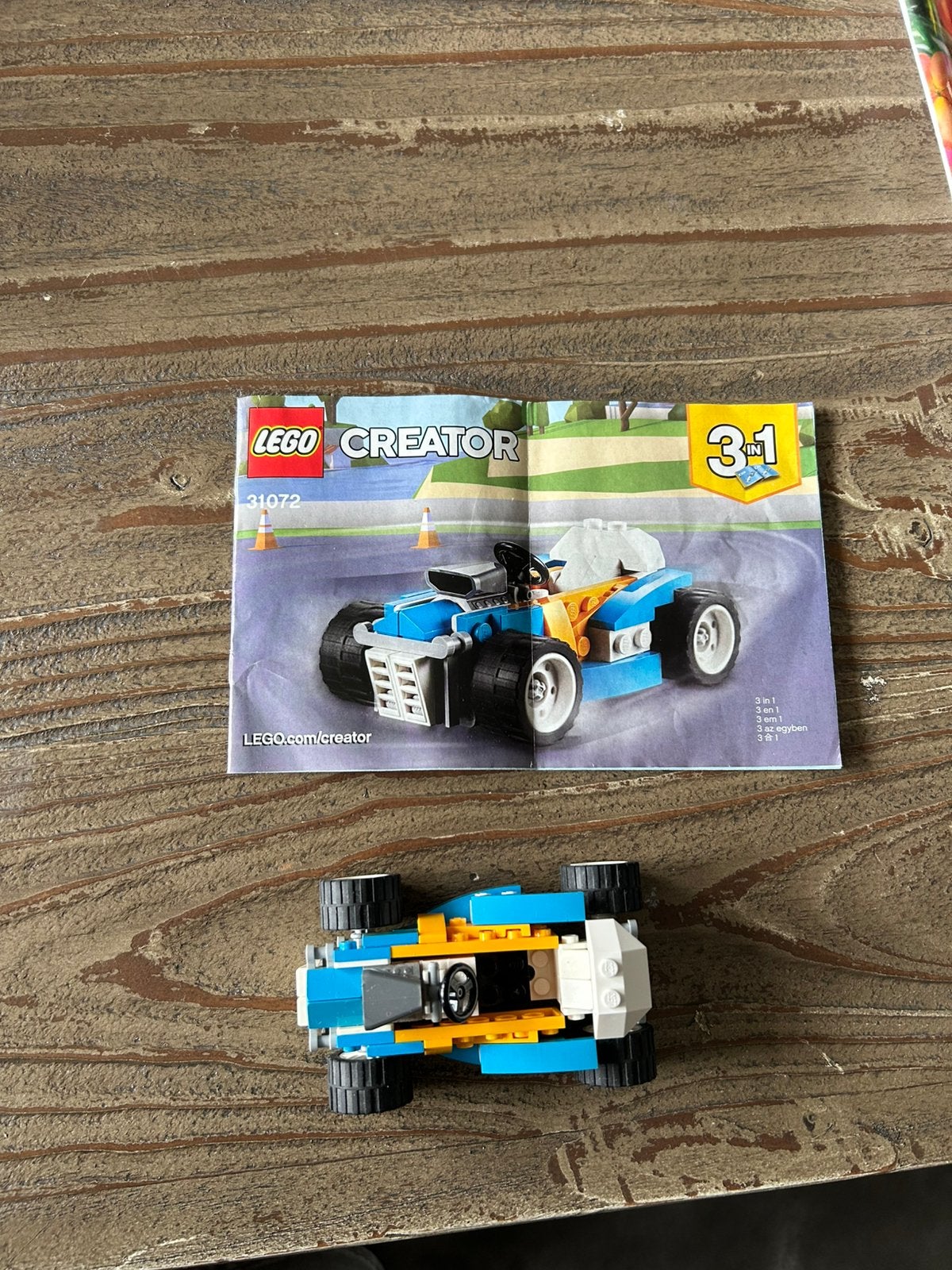 Lego creator 3 in 1 extreme motoren, Lego, Ophalen of Verzenden, Zo goed als nieuw, Minifiguur