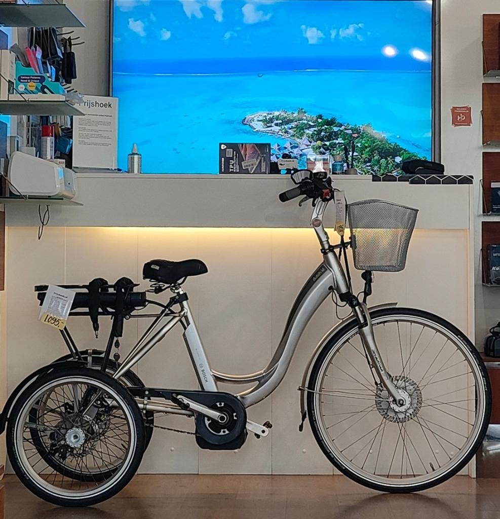 3-wieler BOSCH DUTCH ID e-bike met goede accu en garantie, 51 tot 55 cm, Ophalen of Verzenden, Zo goed als nieuw, Overige merken