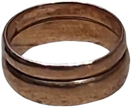 18 Karaat gouden ring., Sieraden, Tassen en Uiterlijk, Ringen, 18 tot 19, Ophalen of Verzenden, Zo goed als nieuw, Dame