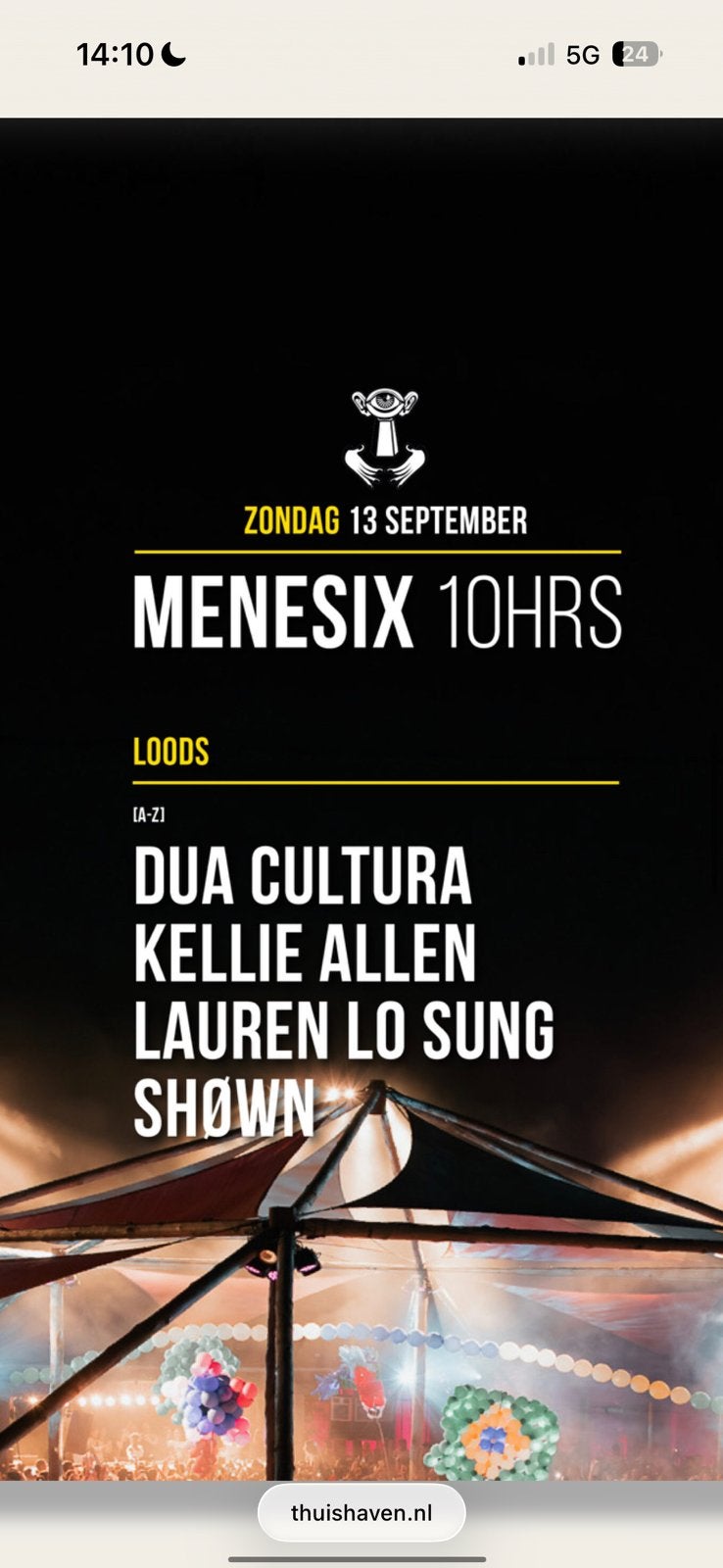 Menesix 10hours thuishaven 2x (los kan ook), Twee personen