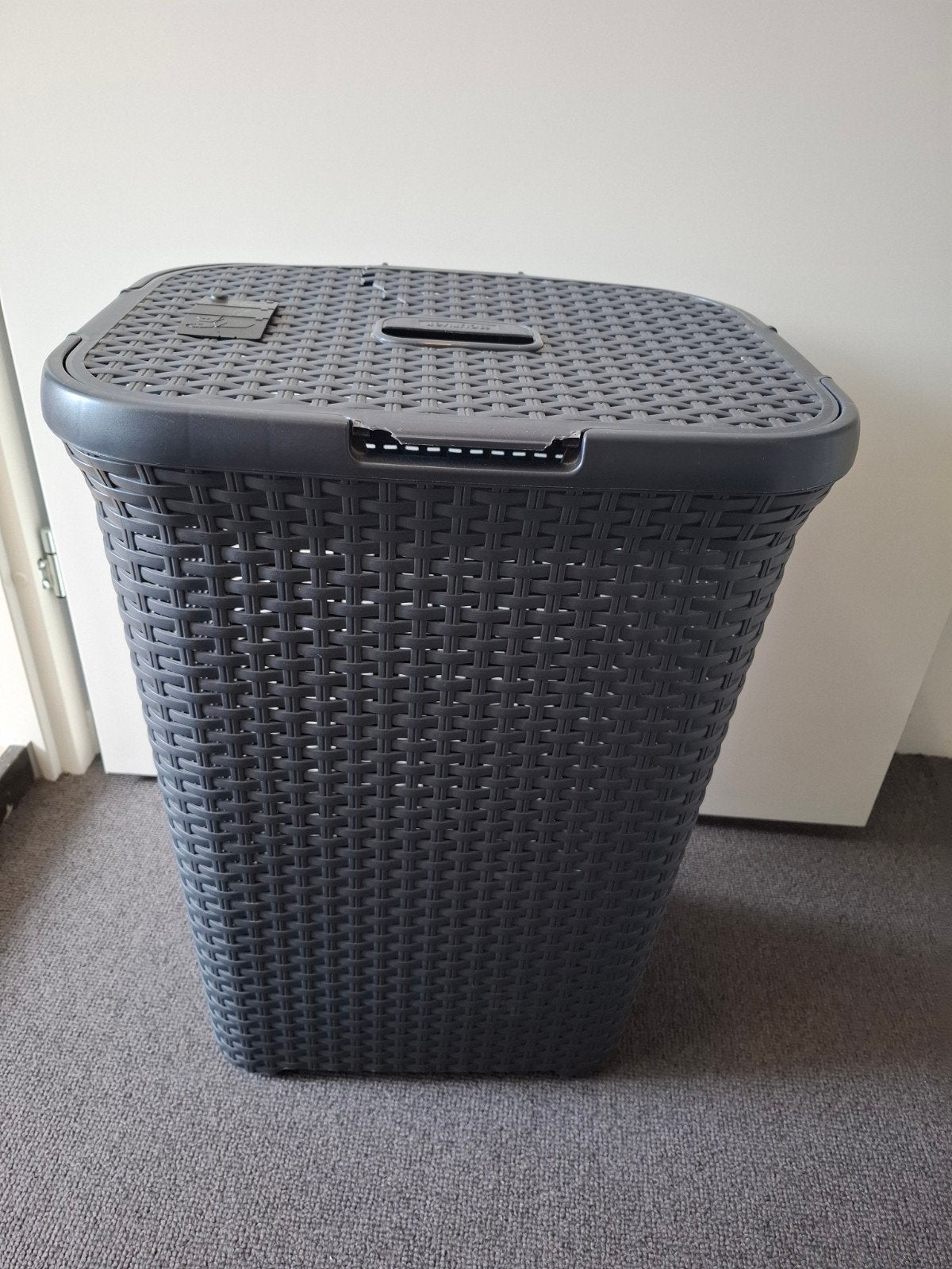 Curver wasmand - Donkergrijs, Ophalen, Gebruikt