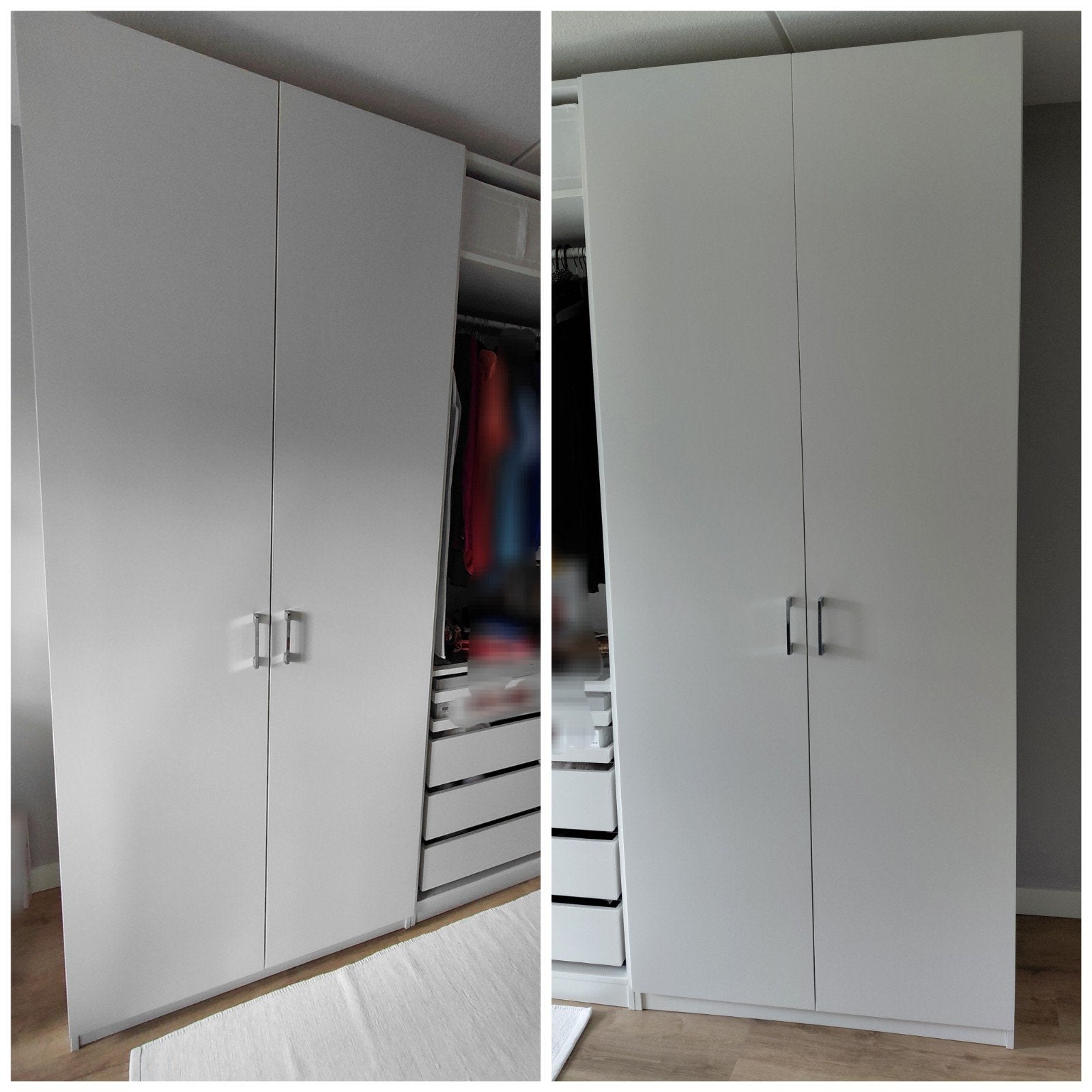 4 IKEA Pax-deuren TANEM  (zonder scharnieren!), Ophalen, Gebruikt, 200 cm of meer, 50 tot 100 cm