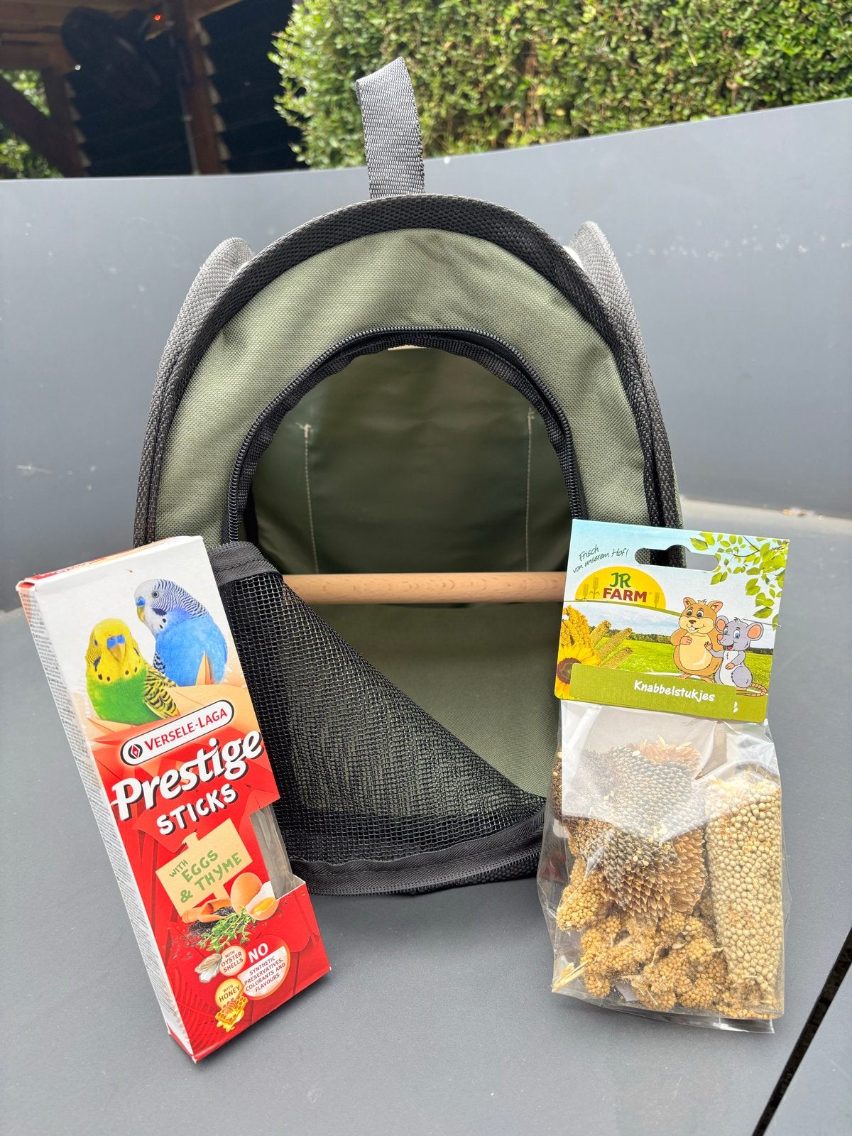 TRIXIE Reiskooi voor kleine vogels ongebruikt met snacks, Ophalen of Verzenden, Nieuw