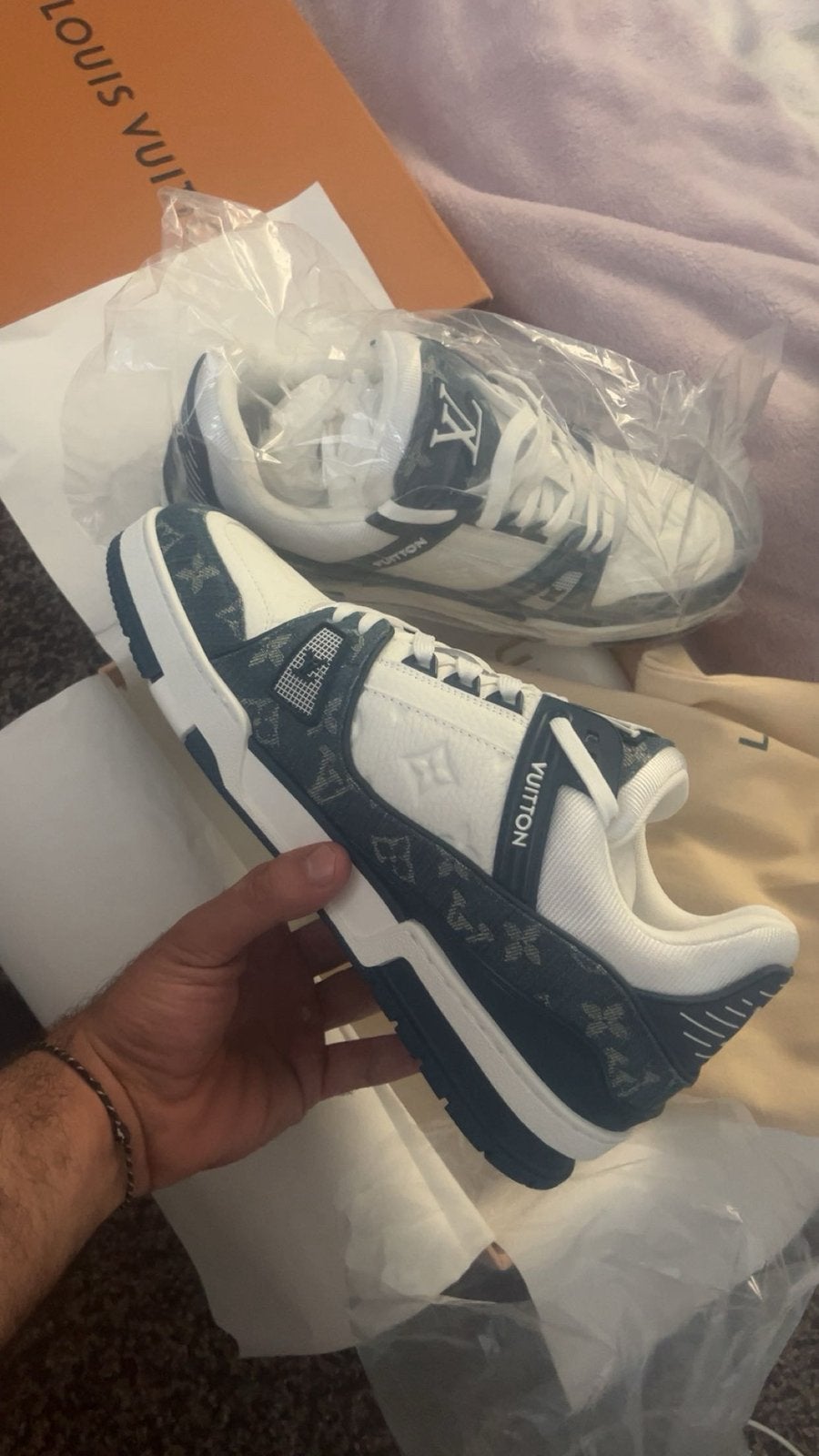 Louis vuitton trainer, Ophalen of Verzenden, Nieuw, Blauw
