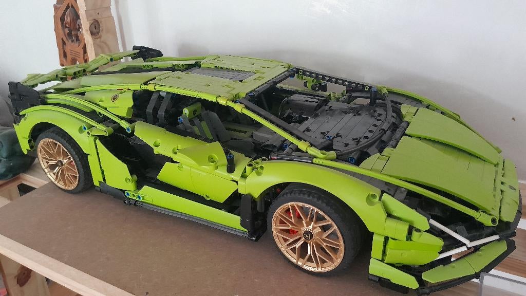 Lego technic lamborghini sian 42115, Ophalen, Compleet, Lego, Zo goed als nieuw