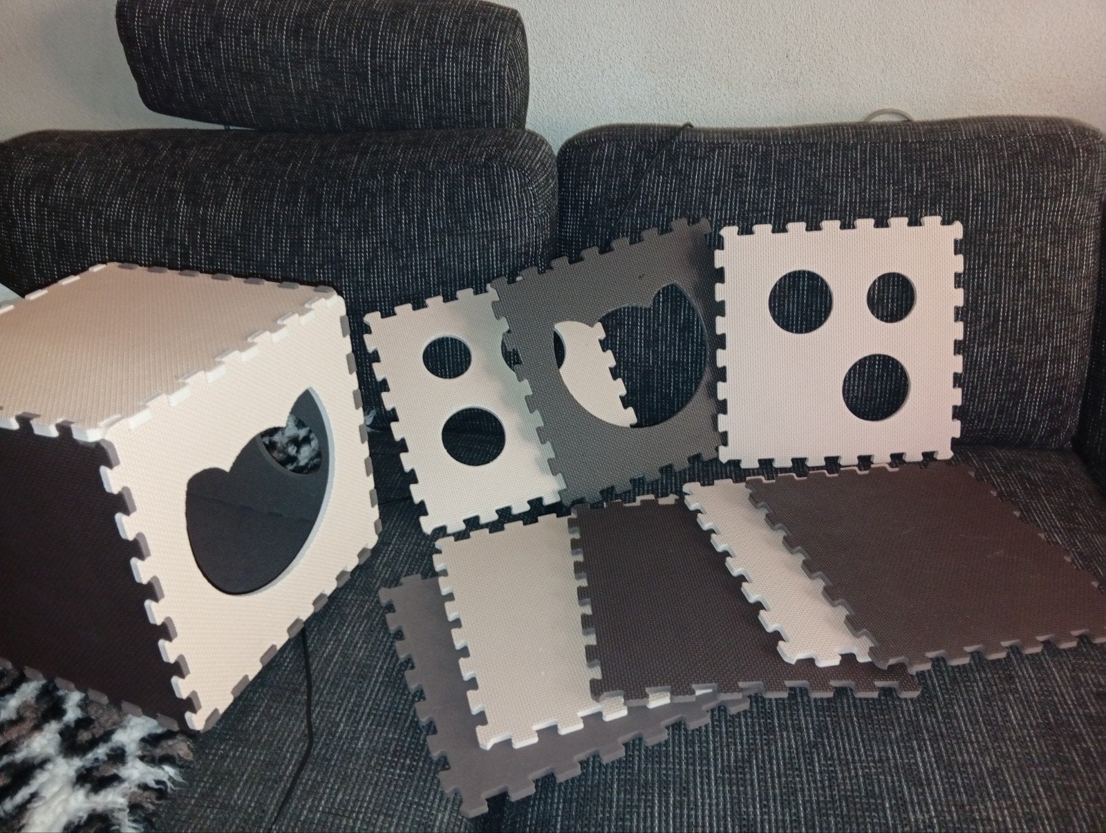 Een set van 14 delen voor het maken van een kattenspeelhuis, Dieren en Toebehoren, Ophalen of Verzenden, Nieuw, Speeltunnel