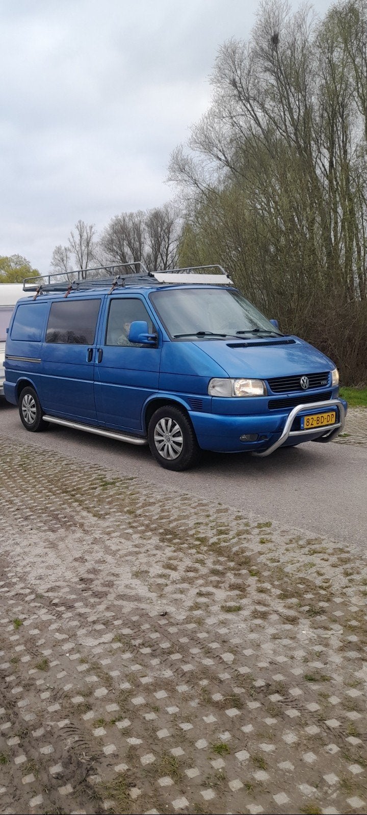 Volkswagen Transporter Bestel 2.5 TDI 0.8 65KW DC 2002, Auto's, Voorwielaandrijving, Stof, Origineel Nederlands, Grijs