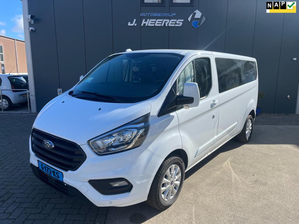 Ford Transit Custom 320 2.0 TDCI L2H1 Trend,9 pers!, Voorwielaandrijving, Euro 6, Wit, Bedrijf