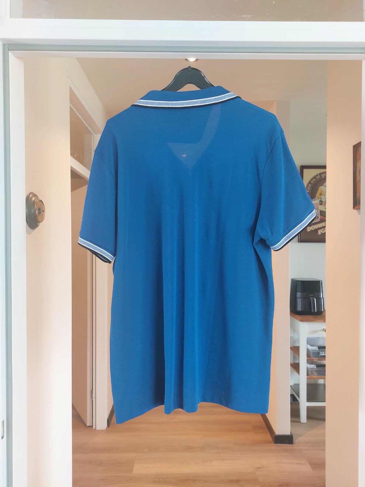 Boss polo licht blauw xxl, Blauw, Overige maten, Ophalen of Verzenden, Zo goed als nieuw