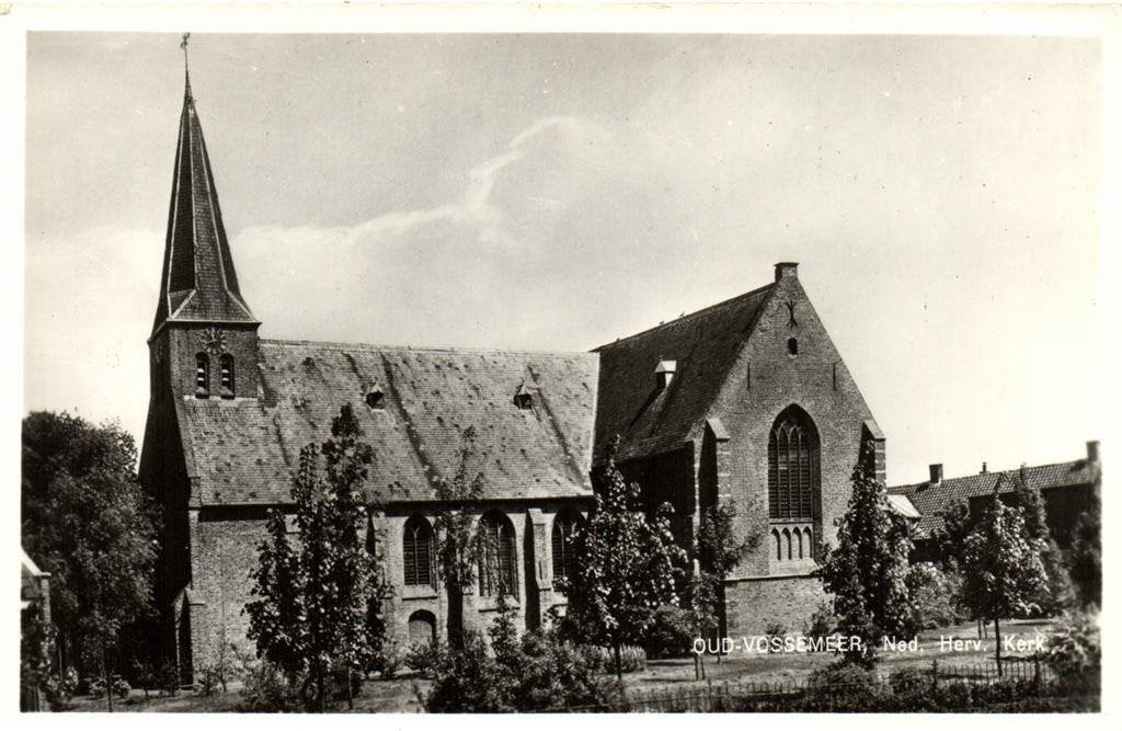 Oud-Vossemeer, Ned. Herv. Kerk - ongelopen, Ophalen of Verzenden, 1960 tot 1980, Ongelopen, Zeeland